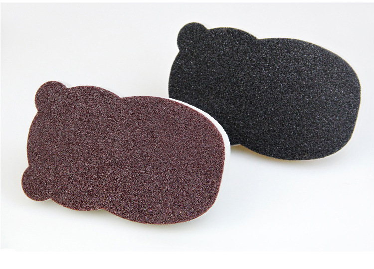 Little Hippopotamus diamond sand sponge cleaner with handle for kitchen use to remove dust from the bottom of POTS and clean the pot brush pic 28
