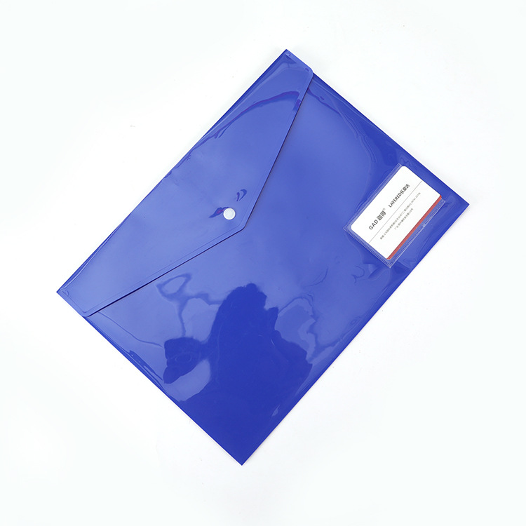 Factory wholesale A4 color snap document storage file bags in fluorescent color pic 7