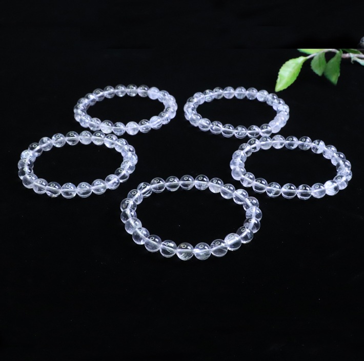 Aiyu Natural 3A White Crystal Bracelet White Asei White Ghost Semi-finished Product Handmade Loose Beads Wholesale AY5031905 pic 12