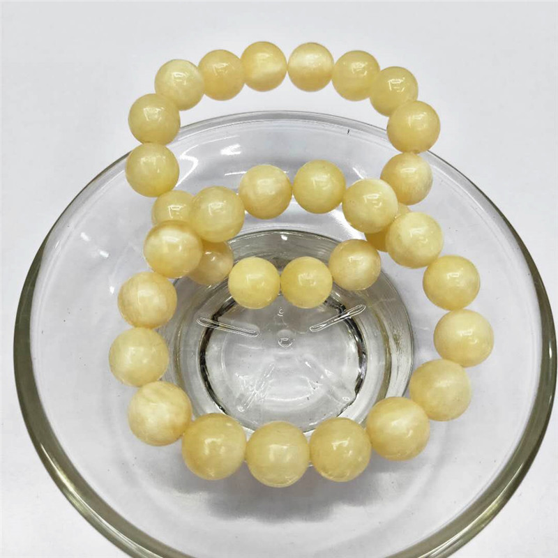 Wholesale of new type of natural beige jade bracelets, DIY beige jade bracelets, direct sales from the manufacturer of natural stone bracelets pic 12