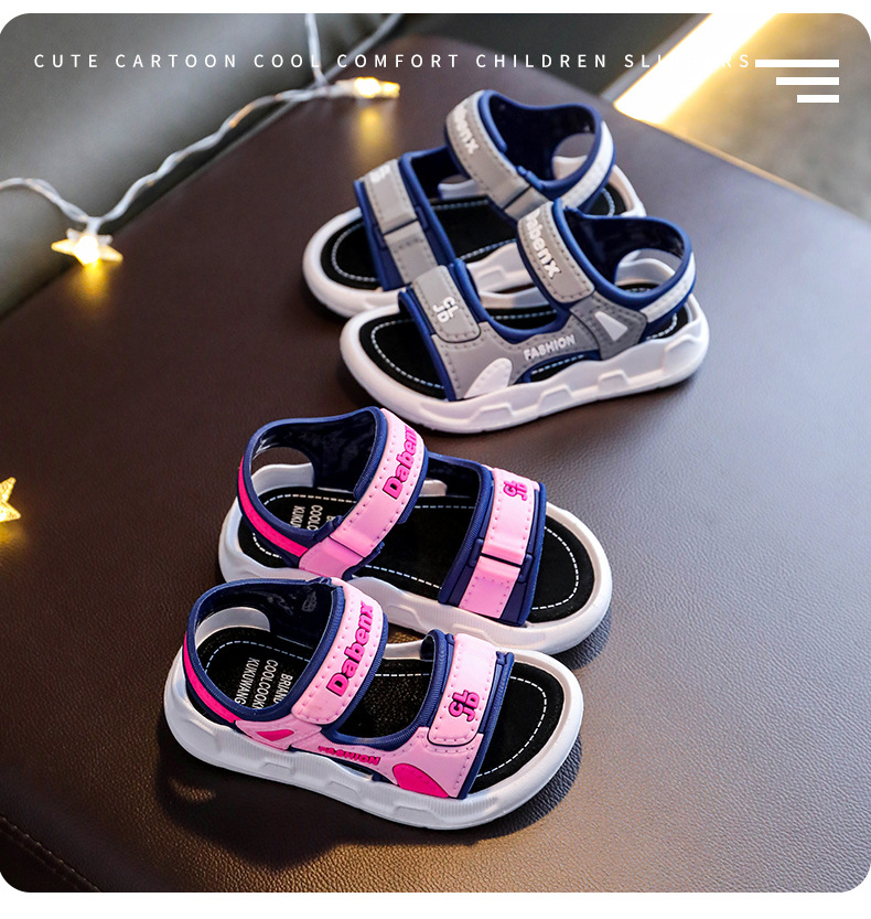 女童凉鞋夏2024新款软底防滑时尚中大童公主儿童小童女孩沙滩童鞋详情16