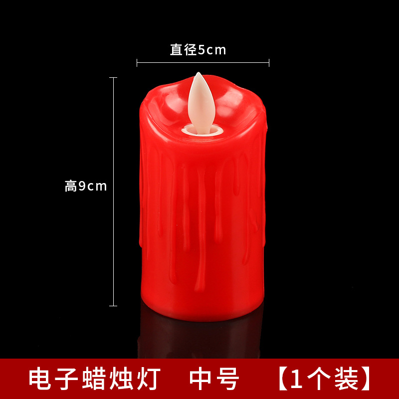 Cross-border supply LED electronic simulation tearful candles, bar decoration, wedding and birthday atmosphere set ornaments in stock pic 14
