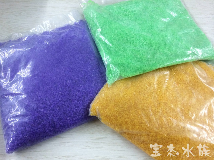 Wholesale high-end aquarium sand, colored sand, fish tank bottom sand, aquarium landscape stones, flower POTS and garden decoration bottom sand pic 5