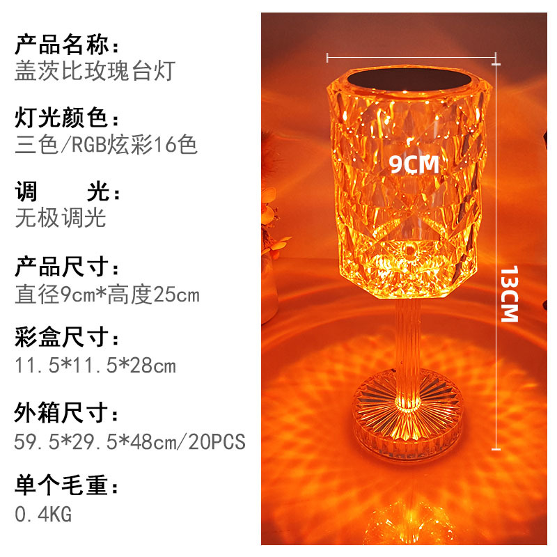 盖茨比玫瑰台灯SKU图1