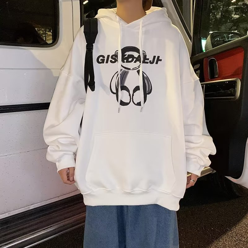 美式重磅男士连帽卫衣宽松韩版潮流潮牌外套薄款情侣装秋冬季详情16