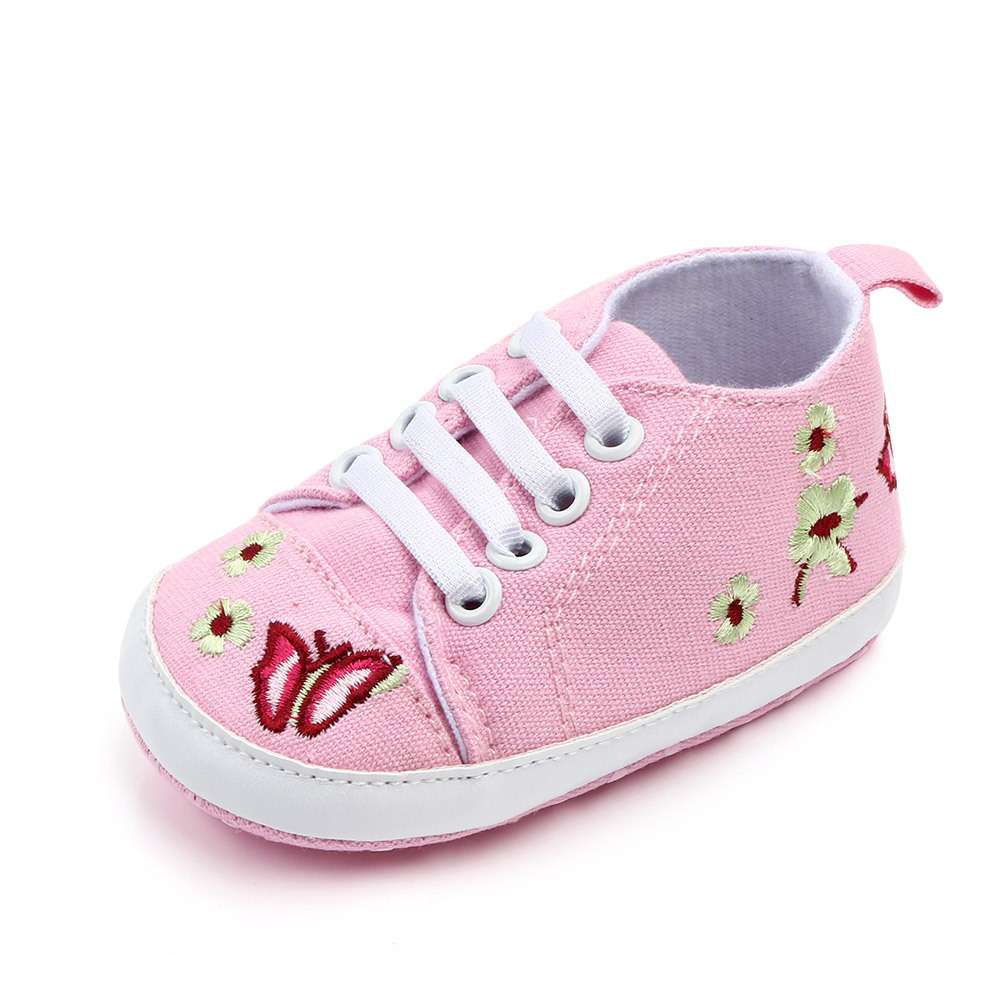 baby shoes Baby shoes Embroidered 0-1 year old baby soft-soled walking shoes Early education shoes 2228 pic 6