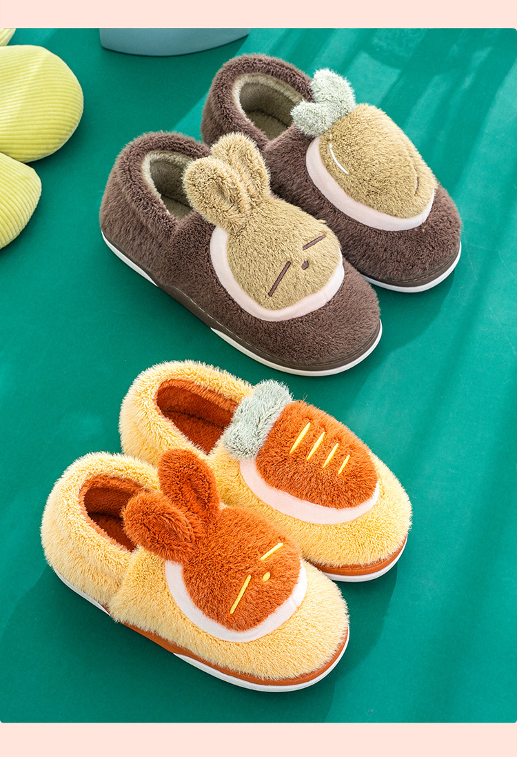 2021 nuevo interior zapatillas de algodón zapatos de invierno suela antideslizante pariente peluche bolsa térmica talón zapatillas de algodón mujeres invierno pic 14