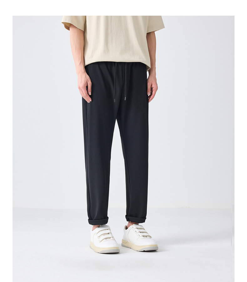 墨麦客华夫格肌理休闲裤男2023夏季新款松紧腰凉感男士裤子90656详情28