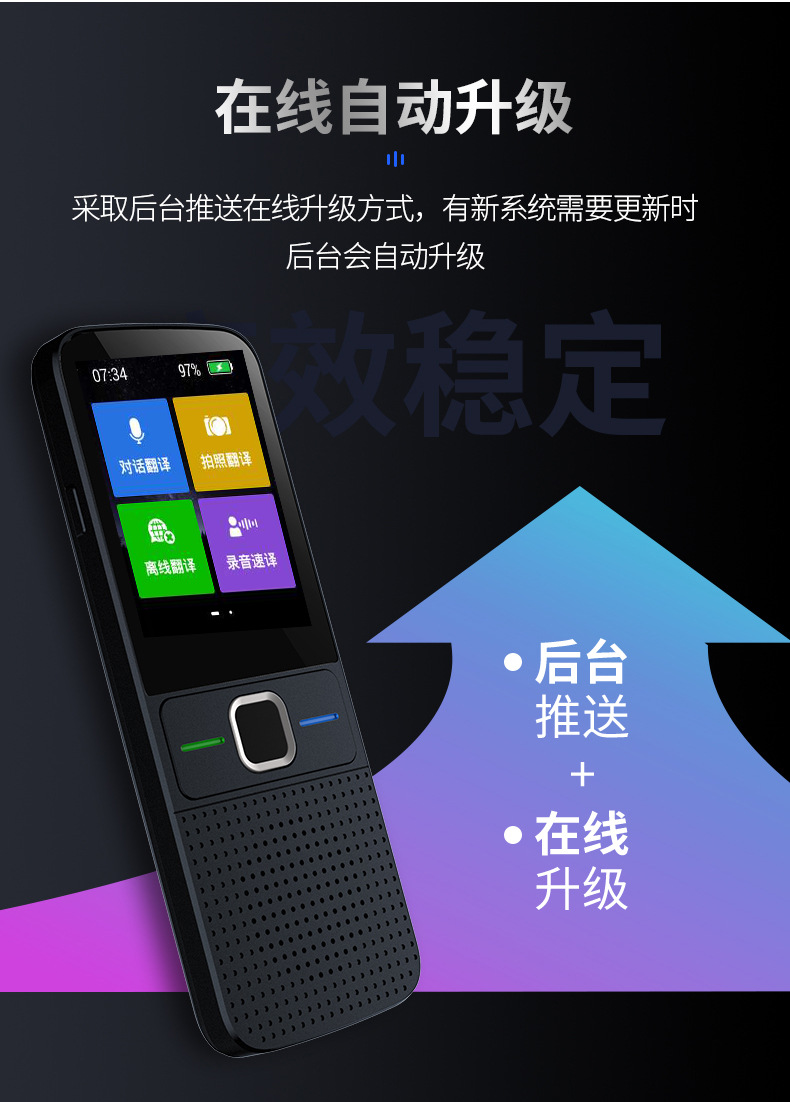 T10AI Voice Translator: A precise offline translation device for 134 languages, including photo and audio translation pic 13