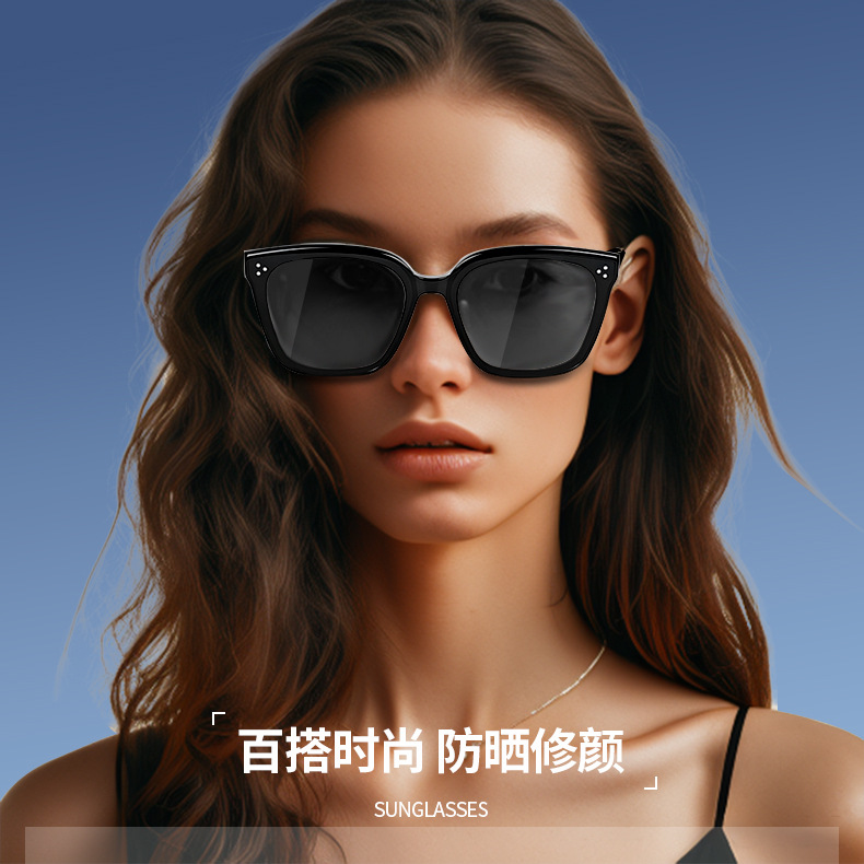 新款GM墨镜男女高级感板材防紫外线时尚百搭小红书网红款MY太阳镜详情1