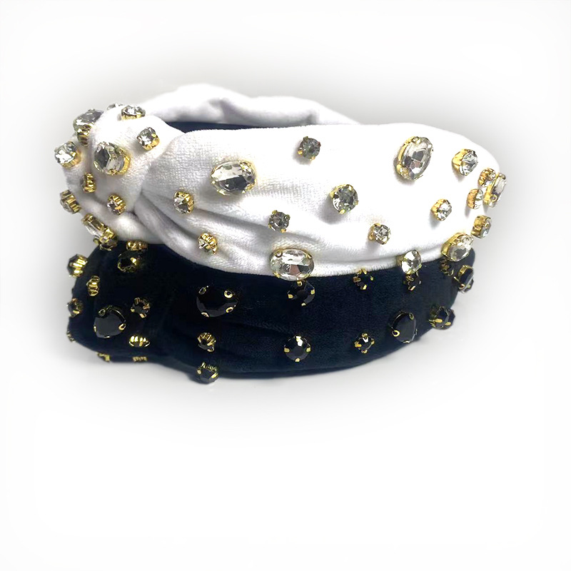Korean-style versatile pleated hair accessories, cross-border European and American large intestine headbands, retro French satin facial hair clips, headwear and hair bands pic 3