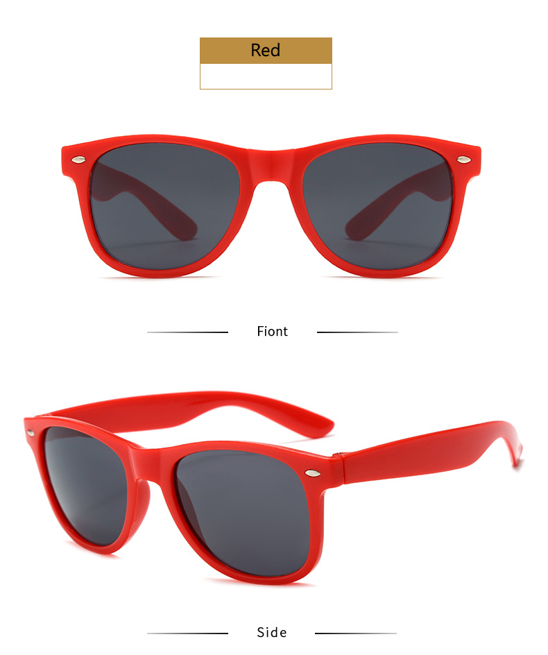 FDA cross-border rice nail sunglasses, customizable Logo promotional gift glasses, street style rainbow party sunglasses for both men and women pic 15