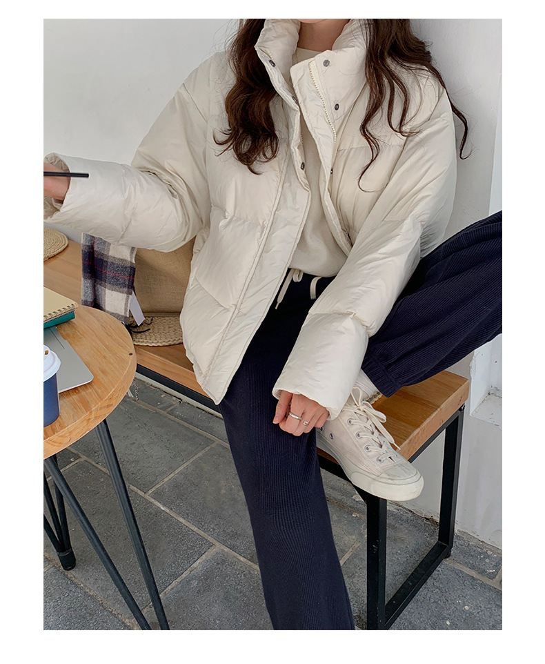 TG90% White duck down thickened down jacket for Women 2021 Winter New stand-up Collar Coat 15580(same style as 13519) pic 10