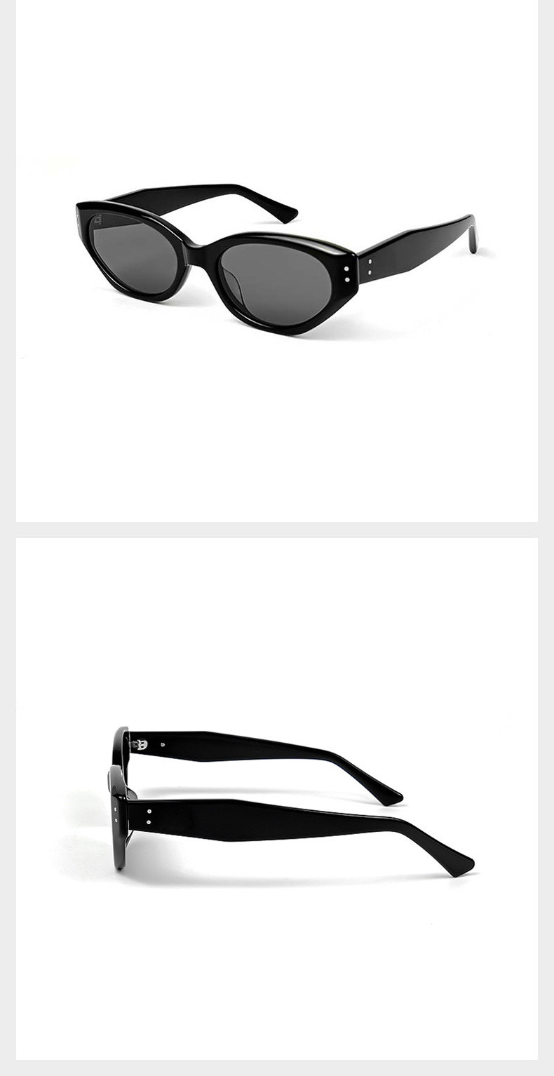 New cat-eye gm sunglasses for women, ROCOCON high-end board, uv protection 嗮, fashionable and versatile sunglasses for men pic 24