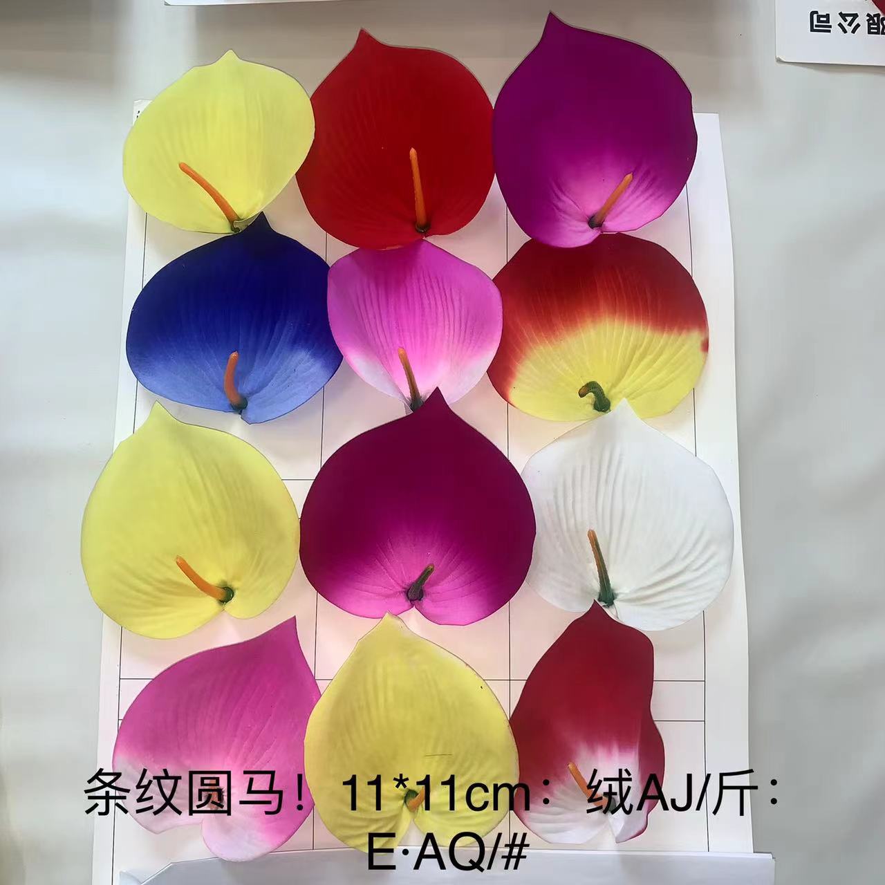 Artificial calla lilies, artificial anthuriums, cheap and beautiful flower heads for indoor landscaping and display wholesale pic 19
