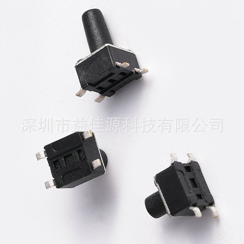Micro touch switch, microswitch, 4.5*4.5 surface mount, 3.8H-12H multiple height specifications, touch surface mount pic 5