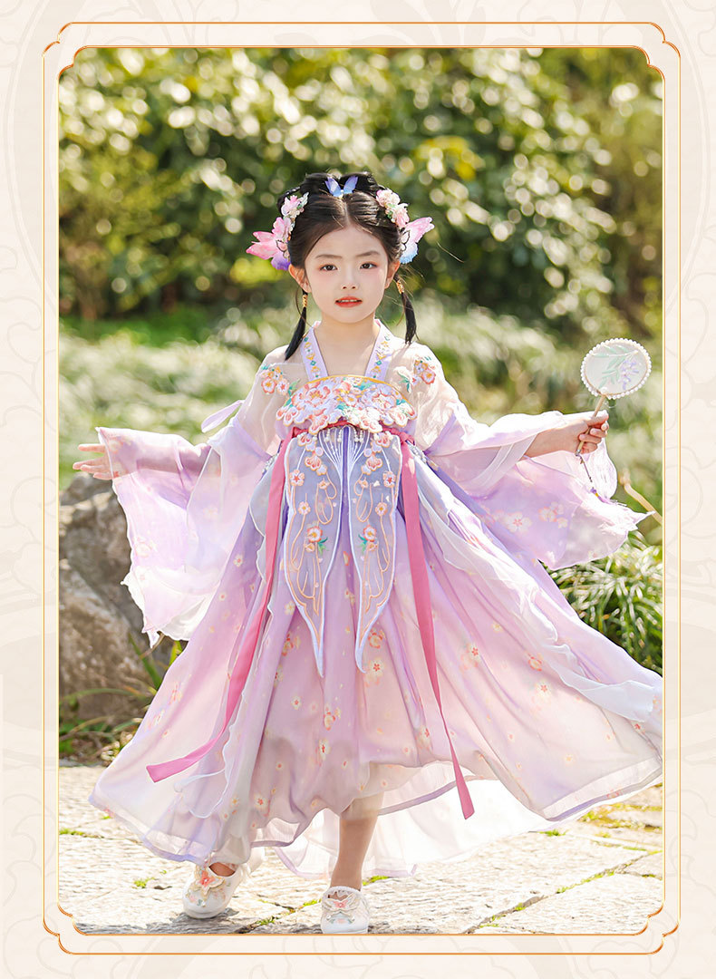 جنية المد ربيع العام … فوق الـ HanFu العرض بـ (ليتل السامي الأميرة GuoFeng فساتين رياض الأطفال للأطفال الذين تنورة Ru بالجملة pic 15