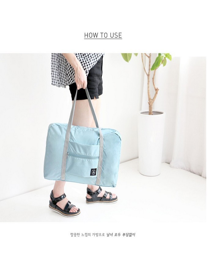 Korean version airplane bag, foldable travel storage bag, clothing bag, large business trip organizing bag, luggage bag storage bag pic 19