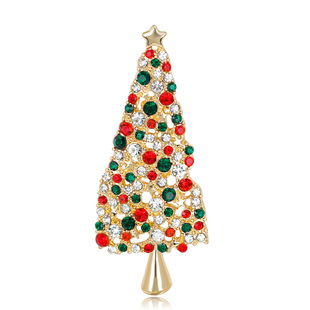 New Christmas collection brooches, fashionable and exquisite diamond-encrusted candy walking stick pins, brooches, and Danbi accessories pic 2