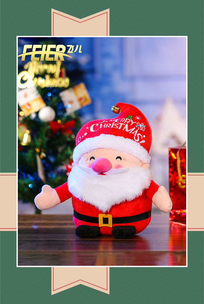 Cross-border Christmas ornaments, plush toys, bells, Santa Claus dolls wholesale, holiday gifts, Christmas decorations pic 11