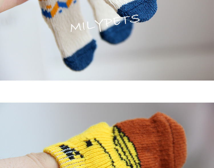 宠物狗狗袜子脚套防脏猫鞋猫咪袜子防抓小狗泰迪柯基法斗袜子室内详情11