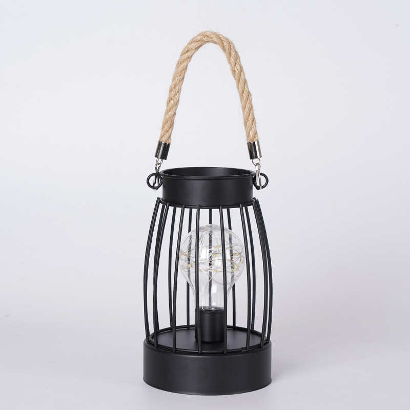 Cross-border new lantern night light, girlish led iron night light, wine glass and wine bottle gift decorative light pic 5