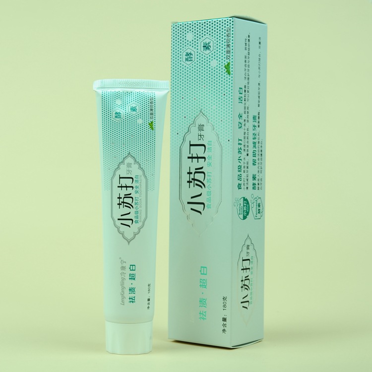 日用品百货牙刷牙膏批发180g小苏打祛渍超白酵素双重薄荷香型详情8