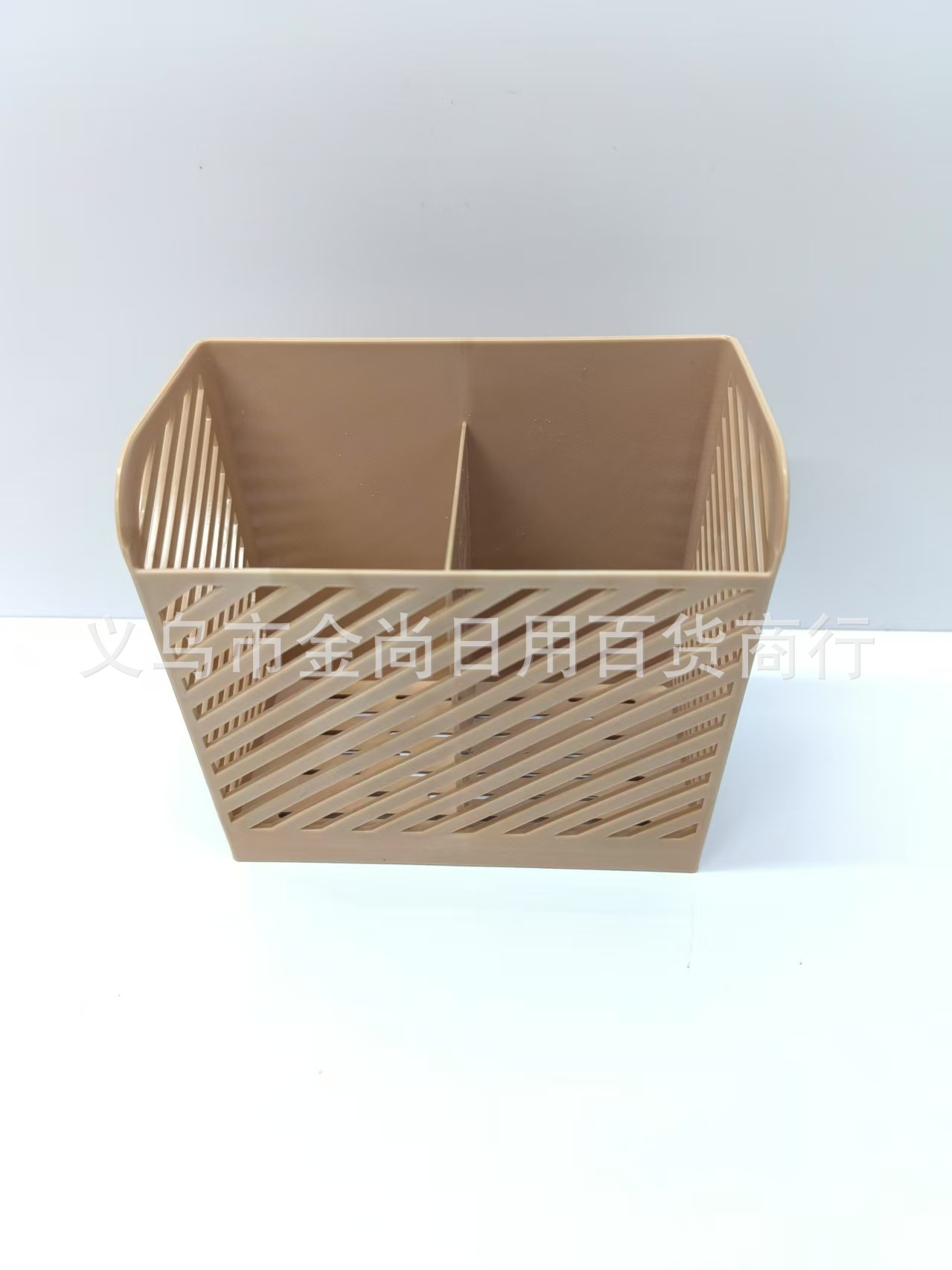 New creative plastic room cutlery cage, plastic pen holder, chopstick cage, two-compartment chopstick stand, draining water 筷笼 pic 2