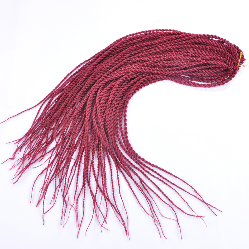 假发女长直发 黑人脏辫 Senegal braid hair 手搓辫长发详情12