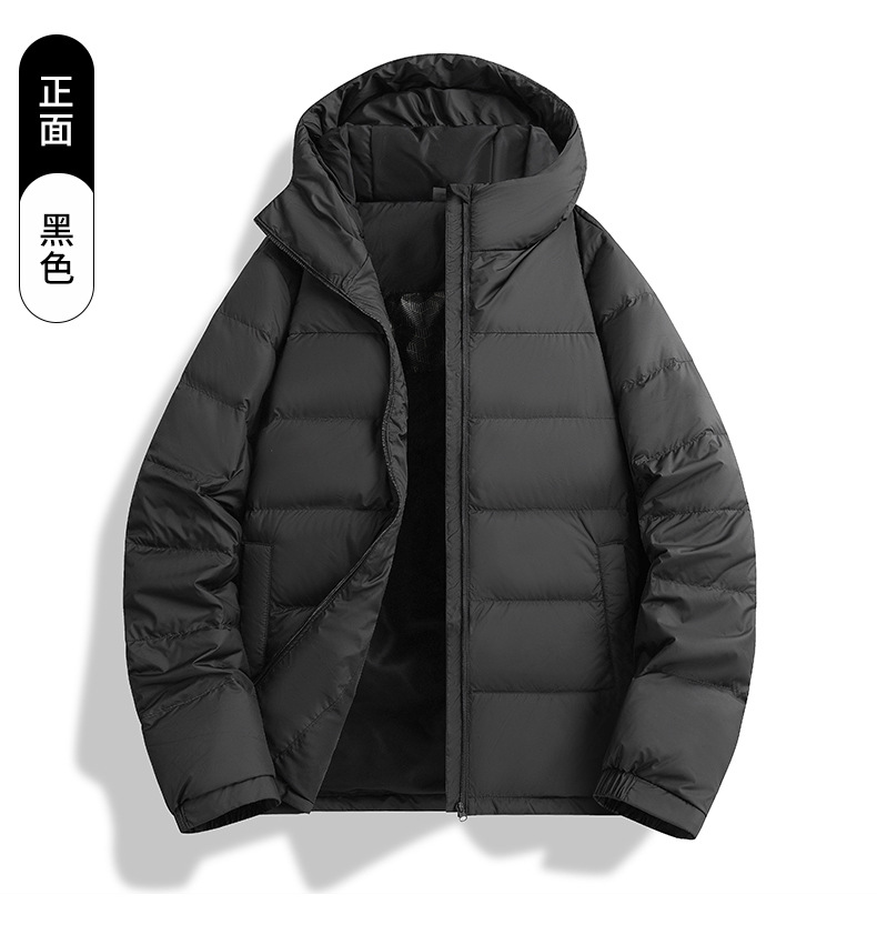 冬季新款时尚情侣保暖轻薄羽绒服连帽秋冬户外运动休闲百搭外套男详情11