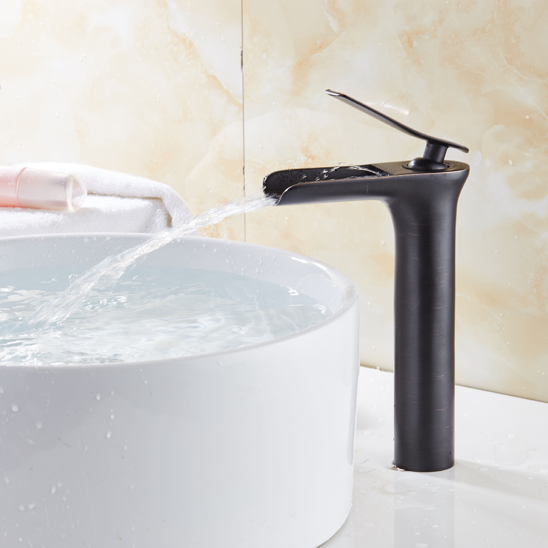 Direct sales of European-style antique black bronze faucets, black bronze washbasin faucets, and black bronze all-copper faucets pic 38