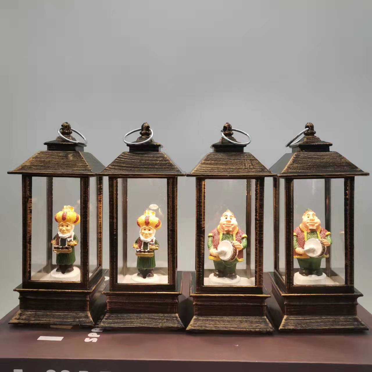 2023 New style character, fat and thin father and son interior small wind lamp, LED electronic luminous desktop decoration pic 3