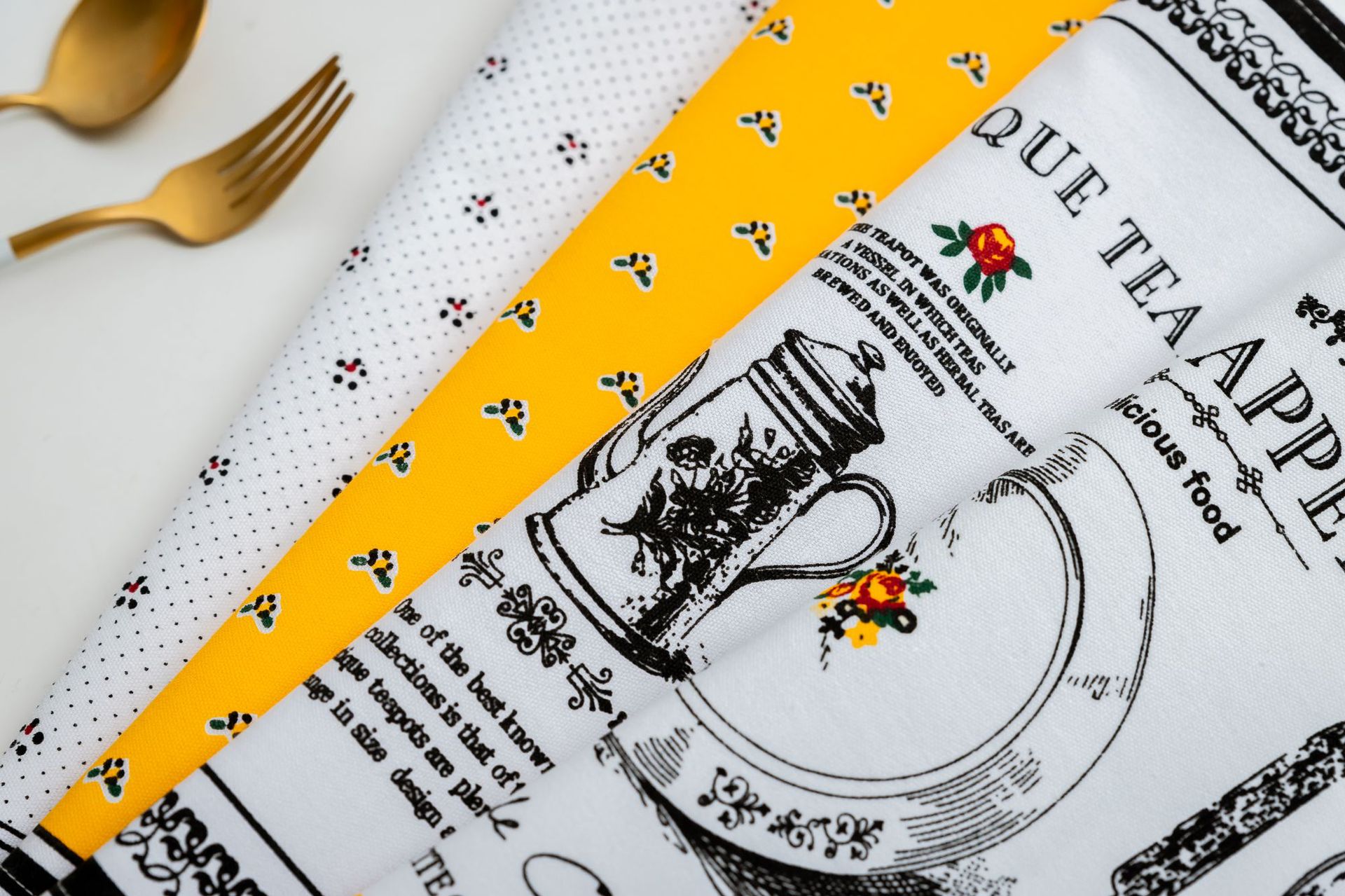 Nordic-style tea towels, placemats, cotton and linen fabric napkins, square home anti-slip napkins, cross-border food background cloth pic 16