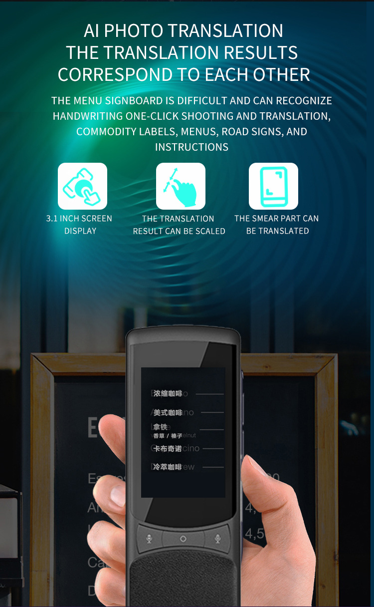 The Z3 offline translation machine offers simultaneous interpretation for 135 languages, including Arabic, Vietnamese and Mongolian pic 8