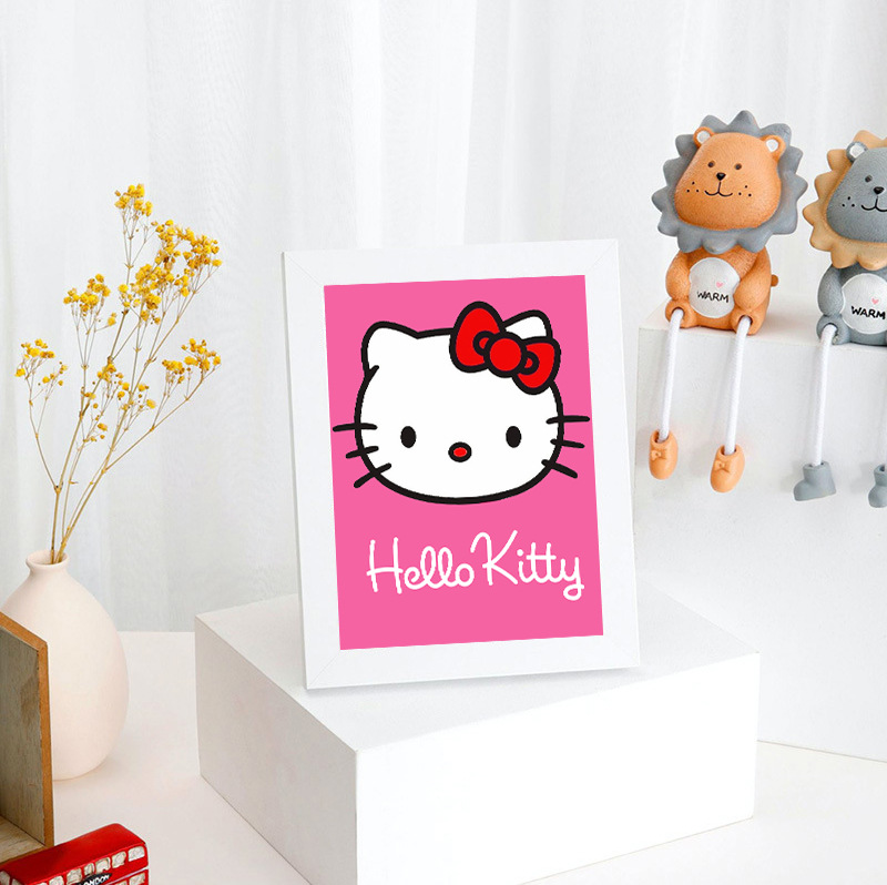 凯蒂猫钻石贴画手工diy满钻儿童钻石画Hellokitty满钻砖石画批发详情8