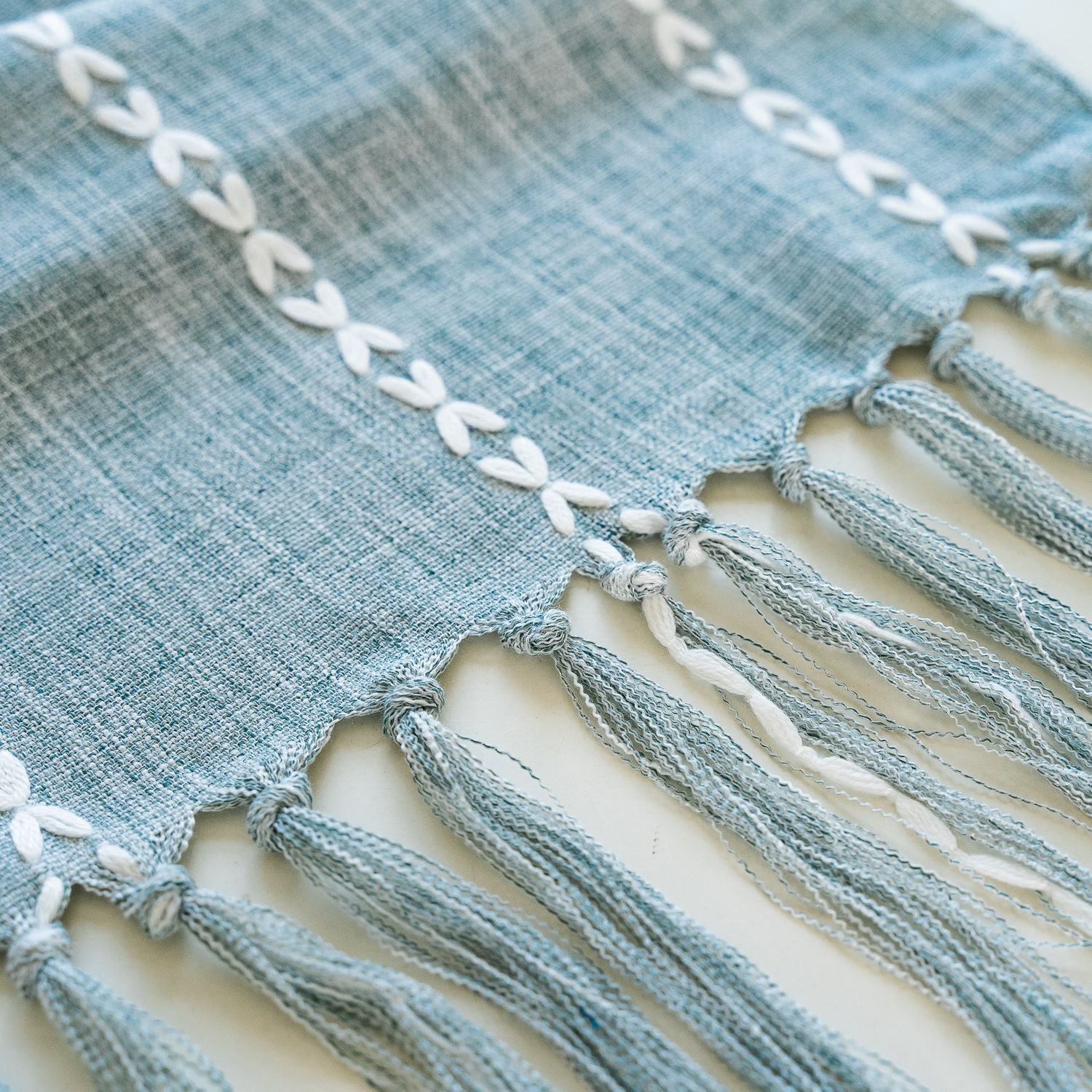 New cross-border Amazon handcrafted table flag, hollowed-out American country white tablecloth, dressing table scarf factory wholesale pic 57