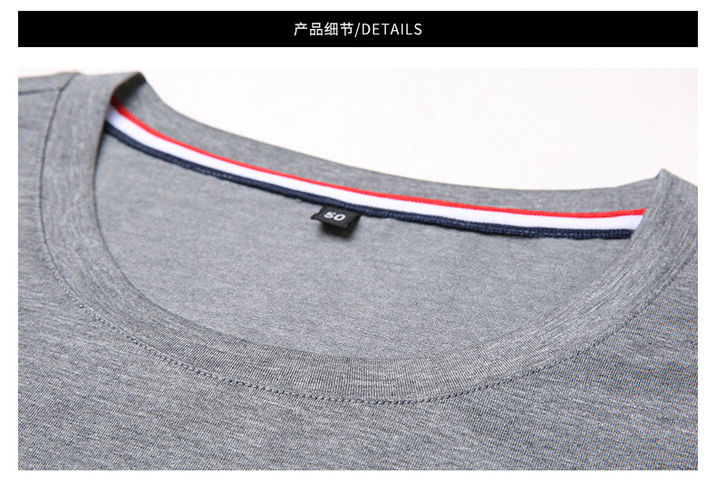 A new short-sleeved T-shirt for men made of mulberry silk in summer, with a round neck and solid color. It is a simple and thin Korean-style trendy base layer made of silk pic 49