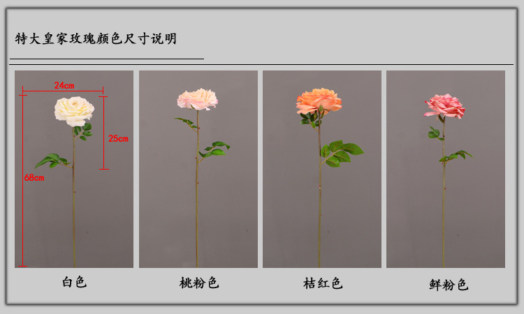 Dongli Flower Industry, the source factory, wholesals high-end artificial flowers, anti-real flowers, living room decoration, life-sized royal roses, and light luxury home floral art ornaments pic 6