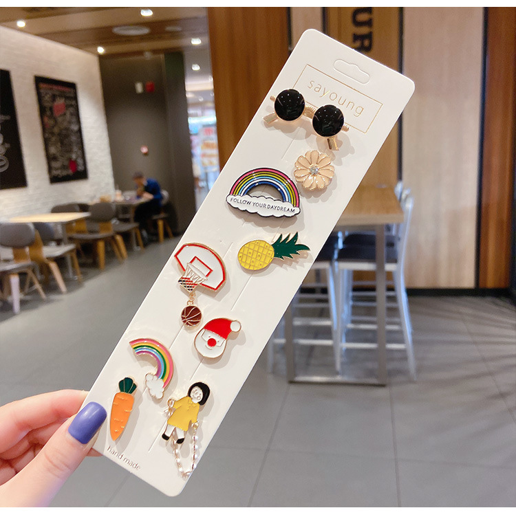 Cute Japanese brooches, trendy and individualistic alloy badges, brooches, accessories, cartoon collars, clothes, summer trinkets pic 34