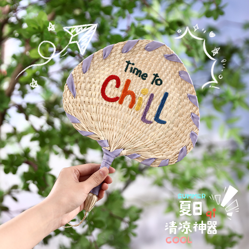 刺绣团扇古风跳舞扇子中国风汉服旗袍双面苏州绣儿童舞蹈圆扇专用详情6