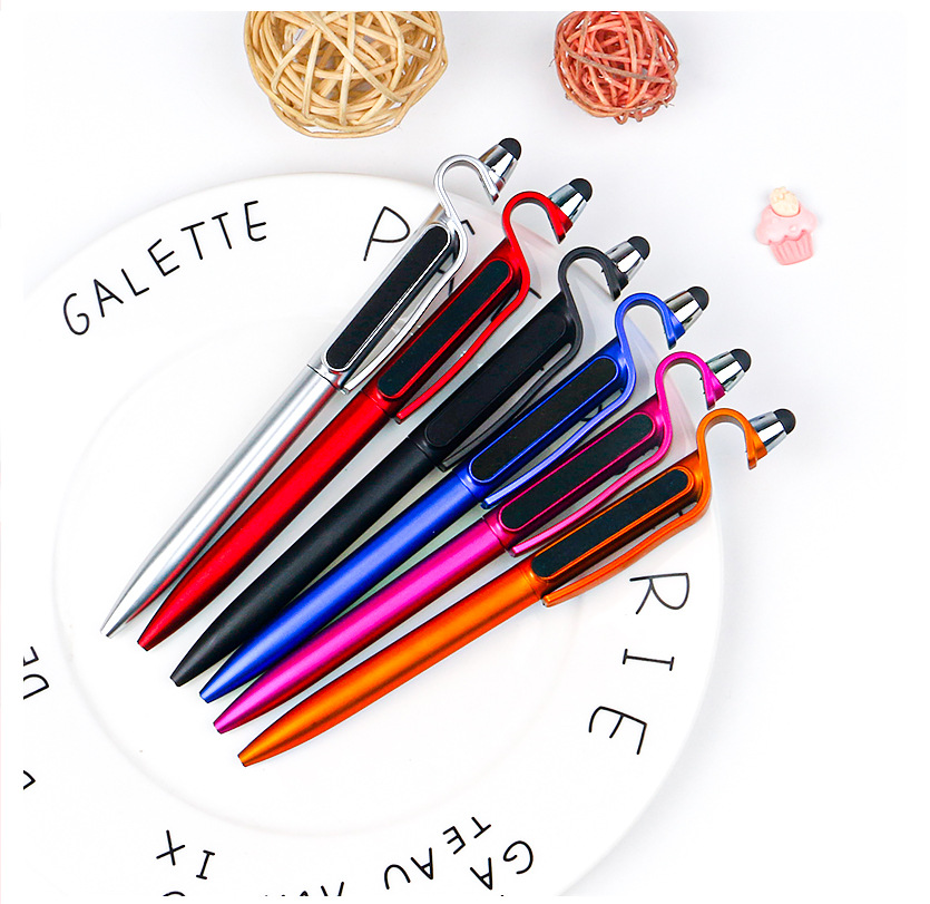 Business simple press ballpoint pen, touch pen, black 0.5mm signature pen, ballpoint pen, exam and office pen stationery pic 9