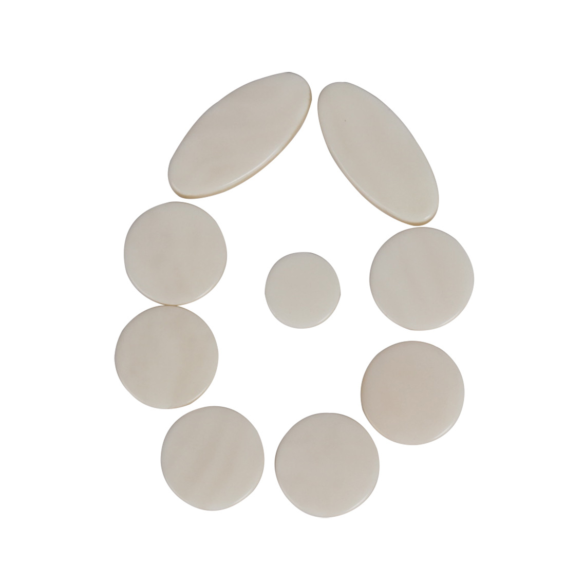 批发萨克斯白贝壳按键扣9个装萨克斯贝母按扣萨克斯配件按键垫片详情9