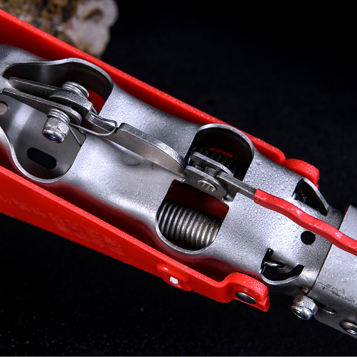 28006-5 LEO/ LeOU [5th Generation Folding Automatic Lifting Rod Stand] Stainless Steel Sea Rod Spring Stand pic 18