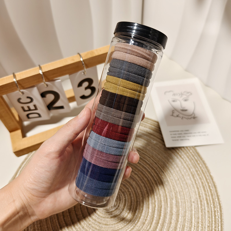 国潮系列绑头发成人发圈头绳2024年新款高级感橡皮筋女扎头高弹力发绳详情8