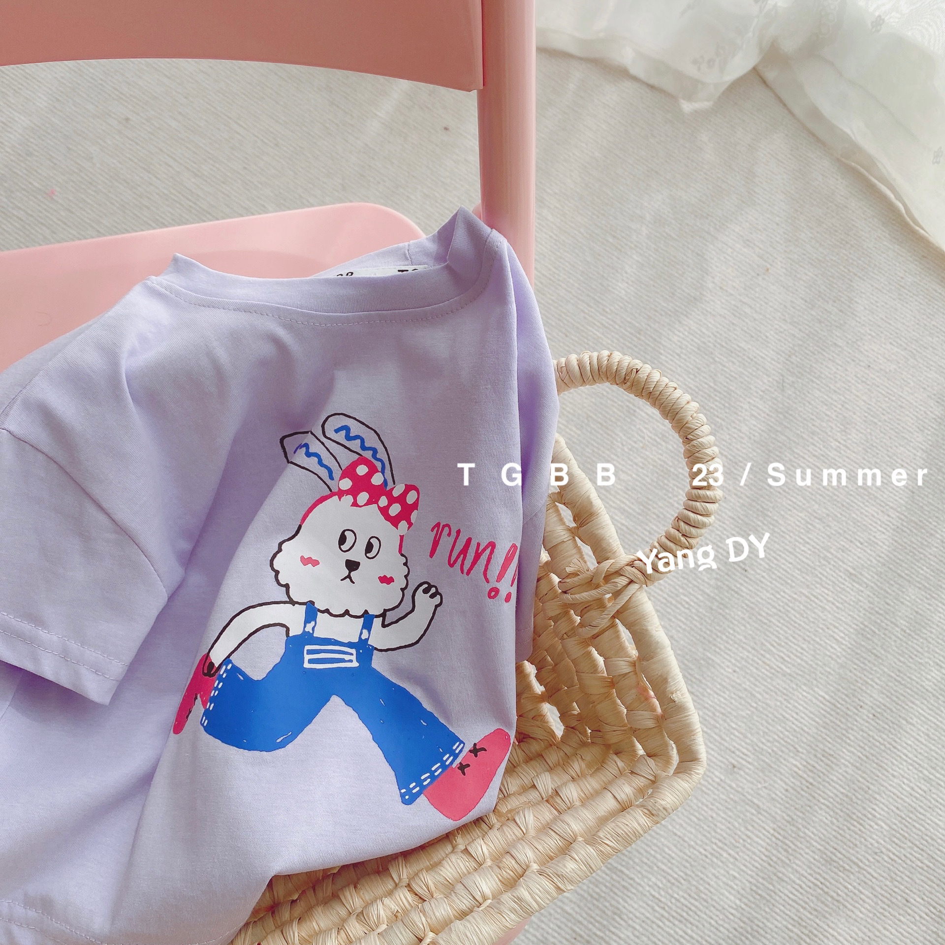 童装t恤短袖儿童半袖女童韩版宝宝上衣洋气潮2023新款男童春装详情21