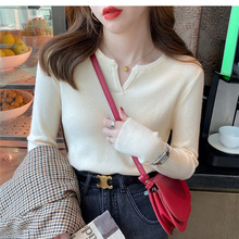 Retro checkered knitted skirt for women, new autumn and winter style, high-waisted, slimming, mid-length A-line skirt, woolen hip-hugging skirt pic 12