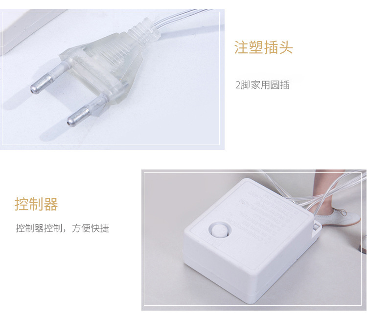 厂家批发LED彩灯星星灯圆球灯房间布置装饰灯满天星串灯闪灯批发详情10