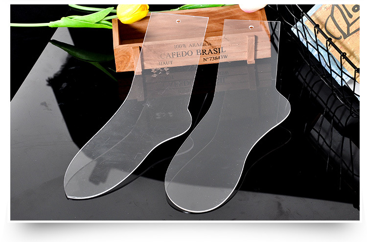 袜子撑儿童成人长筒直筒袜陈列展示道具挂钩挂板亚克力模型详情16