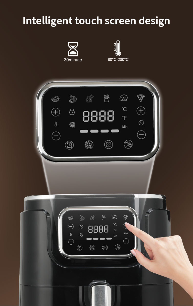空气炸锅跨境110V电炸锅7L大容量家用全自动触屏电炸锅 AIRFRYE详情5