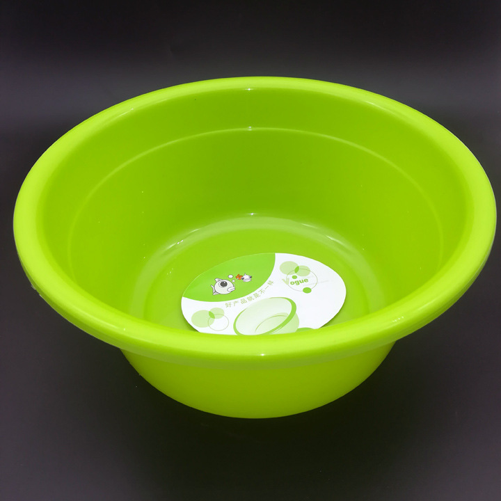 I1942 8233加深小圆盆 洗衣盆塑料盆洗脸盆日用百货两元店批发详情5